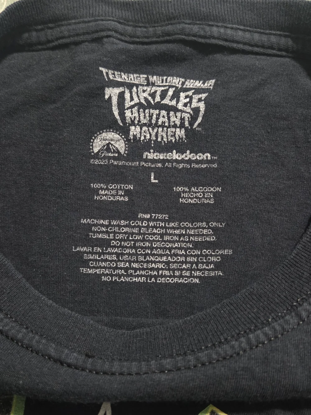 TMNT: Mutant Mayhem Graphic T-Shirt - Retro 90s Style Design -size LG - Picture 6 of 7